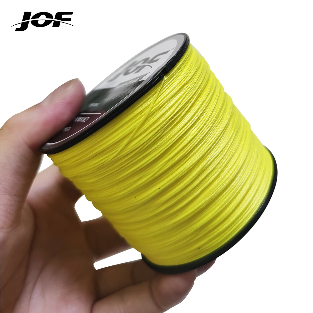 JOF 300M-1000M 8-fach geflochtene Angelschnur für den Außenbereich, Meeresangeln, Eisangeln, Flussangeln, Felsenangeln, Angelausrüstung 20-100LB X8