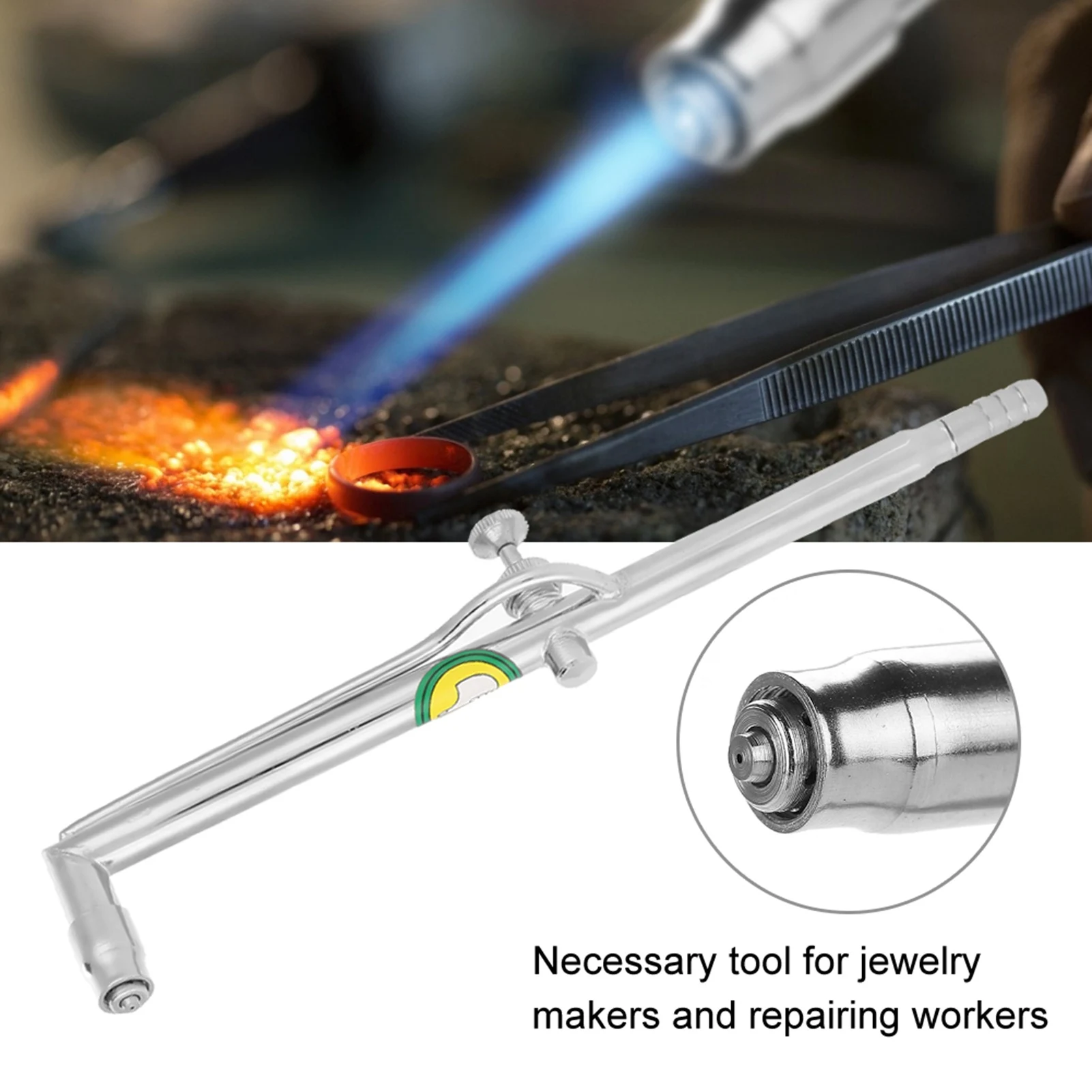 

Jewelry Welding Torch Practical Jewelry Making Equipment Copper Welding Torch Soldering Tool Flame Gun