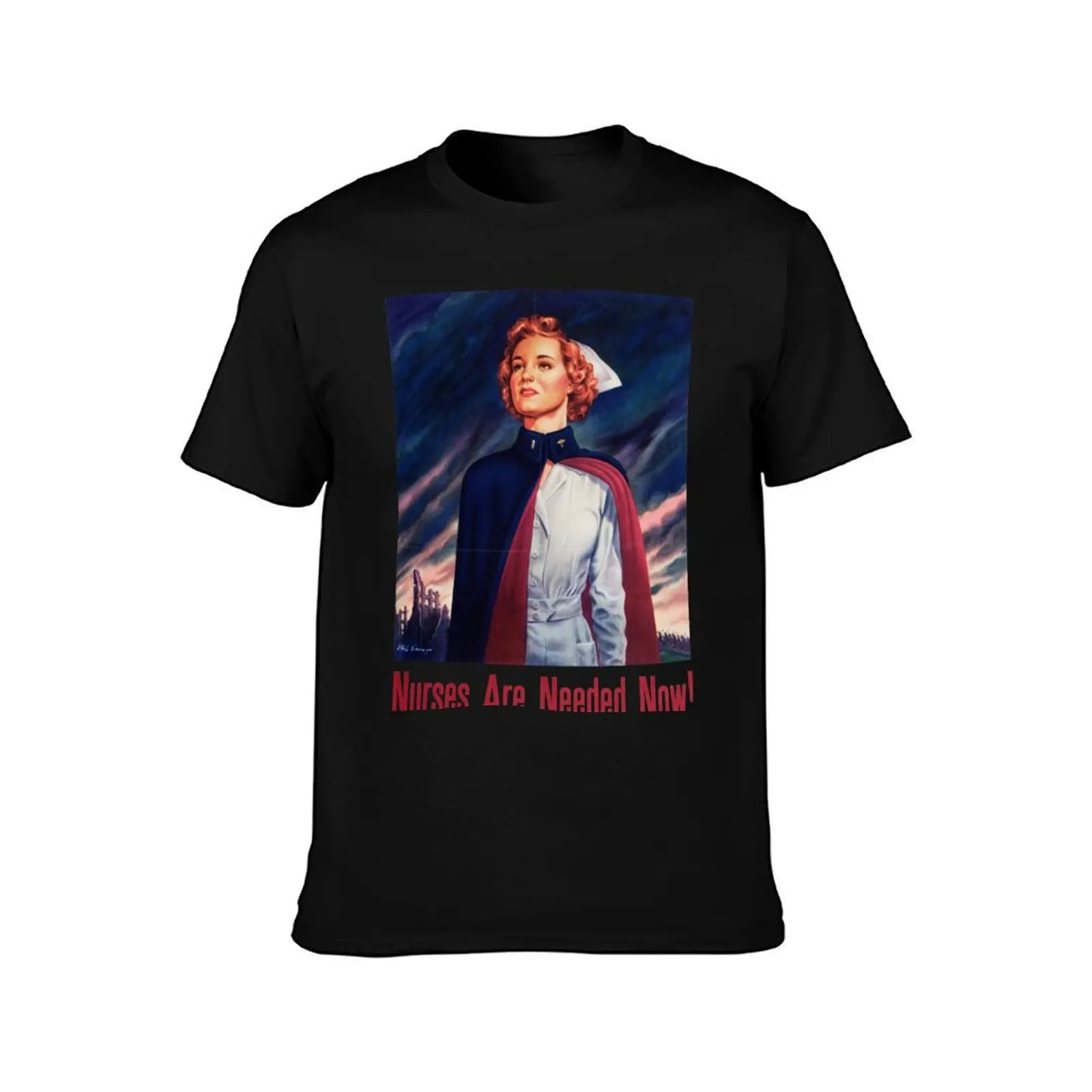 Nurses are needed now. Army Nurse Corps. T-Shirt Utility Work Short Sleeve Top T-Shirt