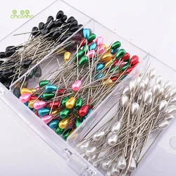 Chainho,Positioning Pins(Color Head & Pearl Shap),DIY Quilting & Sewing Accessories,80 Pieces,Length:55mm,4 Specification,ND05