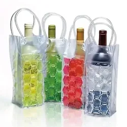 Portable Beer Iced Tote Bag Insulated Red Wine Handbag Outdoor Wine Bottle Freezer Bag