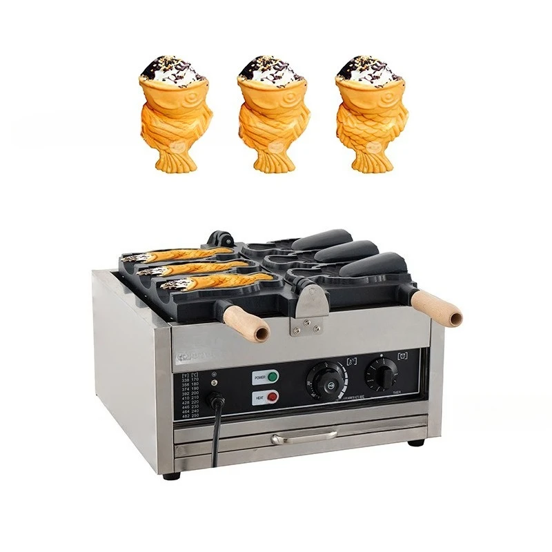 Snapper Roast Commercial Ice Cream Fish Shape Machine Ice Cream Machine