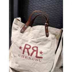 RRL American retro Chengdu borsa in tela limitata vecchio zaino in pelle borsa a tracolla giapponese di nicchia casual