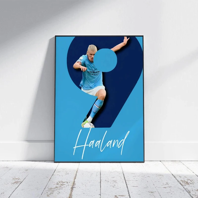 Famous Soccer Player Star Colorful Posters Football Prints Canvas Printing Modern Wall Art Picture for Living Room Home Decor