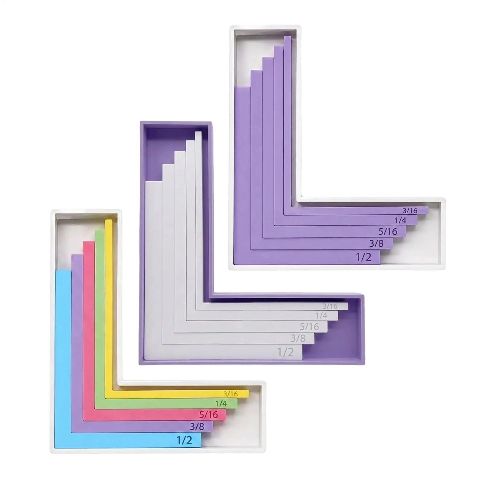 L-Shaped Alignment Guide For Card Making, Positioning Corners & Layering Spacing Tool Scrapbooking Paper Craft Aid For Beginners