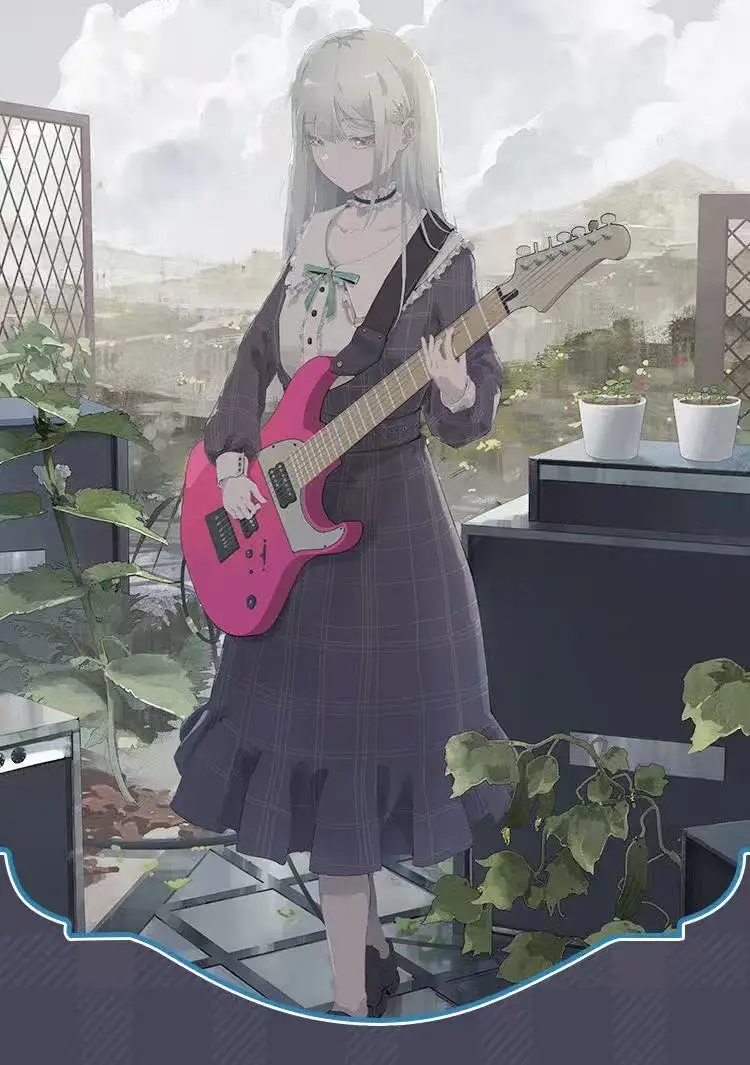 

Cosplay BanG Dream MyGO Wakaba Mutsuki Cosplay anime Dress Peter Pan Collar Plaid Design and wig