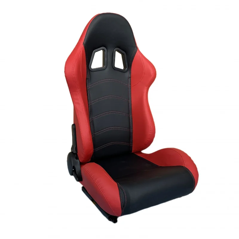 Suitable for High Quality Universal Red and Black PVC Adjustable Racing Bucket Seat Sports Car Seat Modification