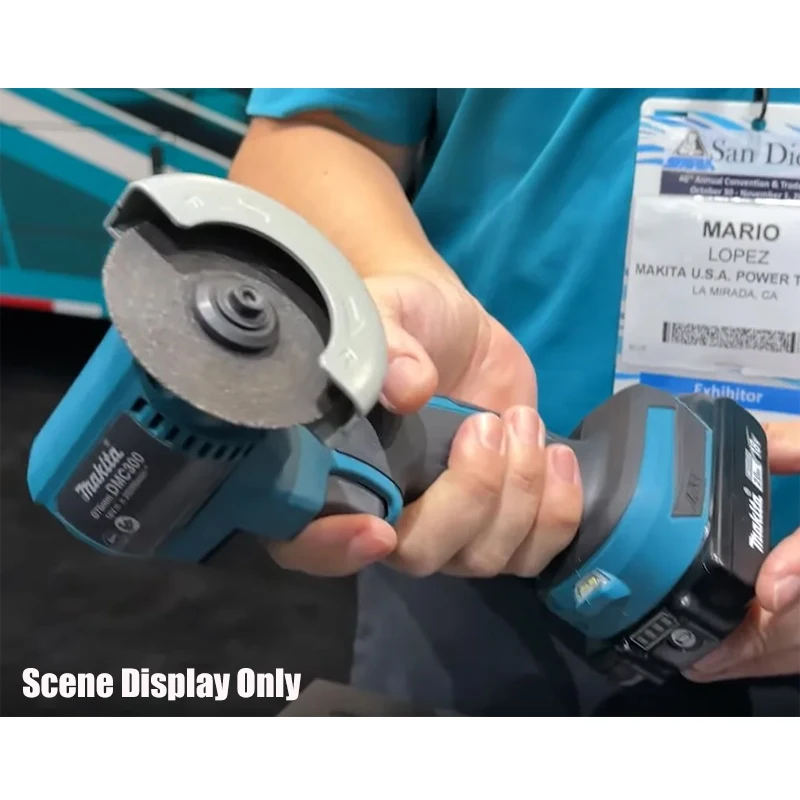 Imagem -04 - Makita Dmc300 Pequena Máquina de Corte Corte Compacto 18v Lithium Brushless 76 mm 20000rpm Mini Rebarbadora Bare Tool
