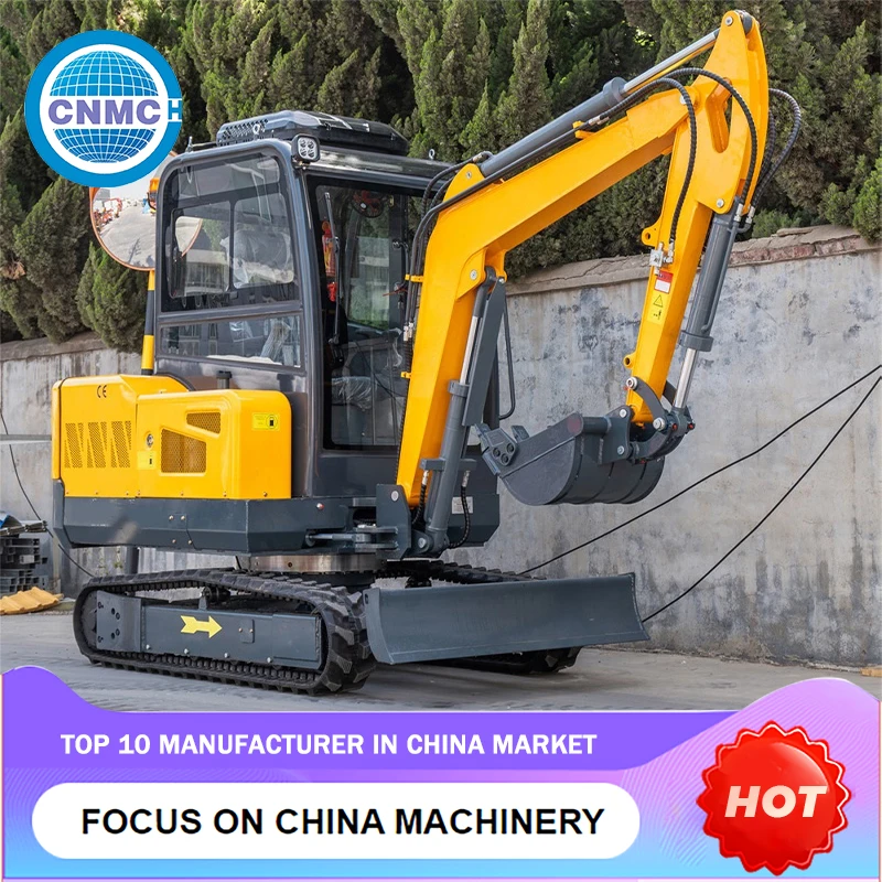 حفارات متعددة الوظائف آلة حفارة البناء الصغيرة سهلة التشغيل المدمجة عالية الجودة حديقة المزرعة القابلة للتخصيص