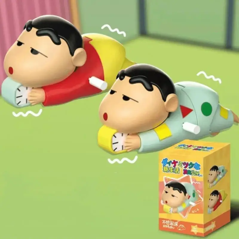 Crayon Shin-Chan Mobile Crawling Shake Head Toy Twist The Mainspring Doll Cartoon Ornament Cute Holiday Gifts for Boys and Girls