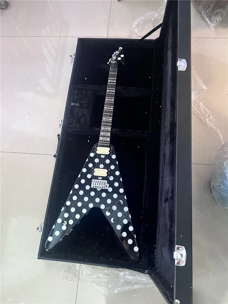 High quality custom Fork dovetail electric guitar case Hard case can be customized for free shipping