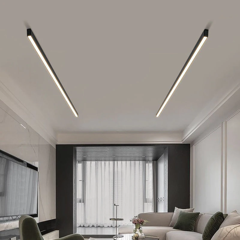 

Modern LED Strip Light Long One Lamp Bright Installation For Living Room Aisle Balcony Entrance Hallway Corridor Office Lighting