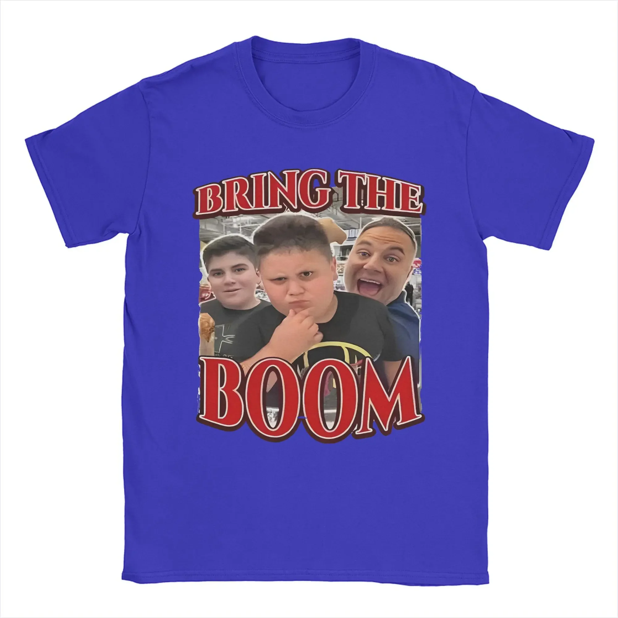 2025 نموذج جديد الرجال النساء The Boom Costco الرجال Rizzler تي شيرت القطن الجرافيك الطباعة تي شيرت تجهيزات الملابس