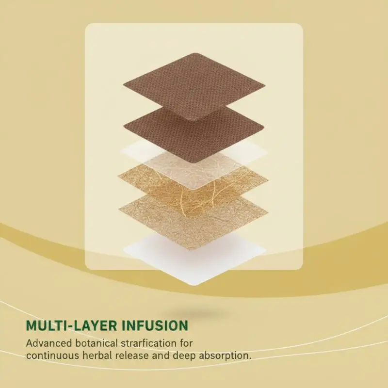Herbal Anti  Patch Plant Derived Body Care Good Air Permeability Portable Convenient Use for Office Home Travel