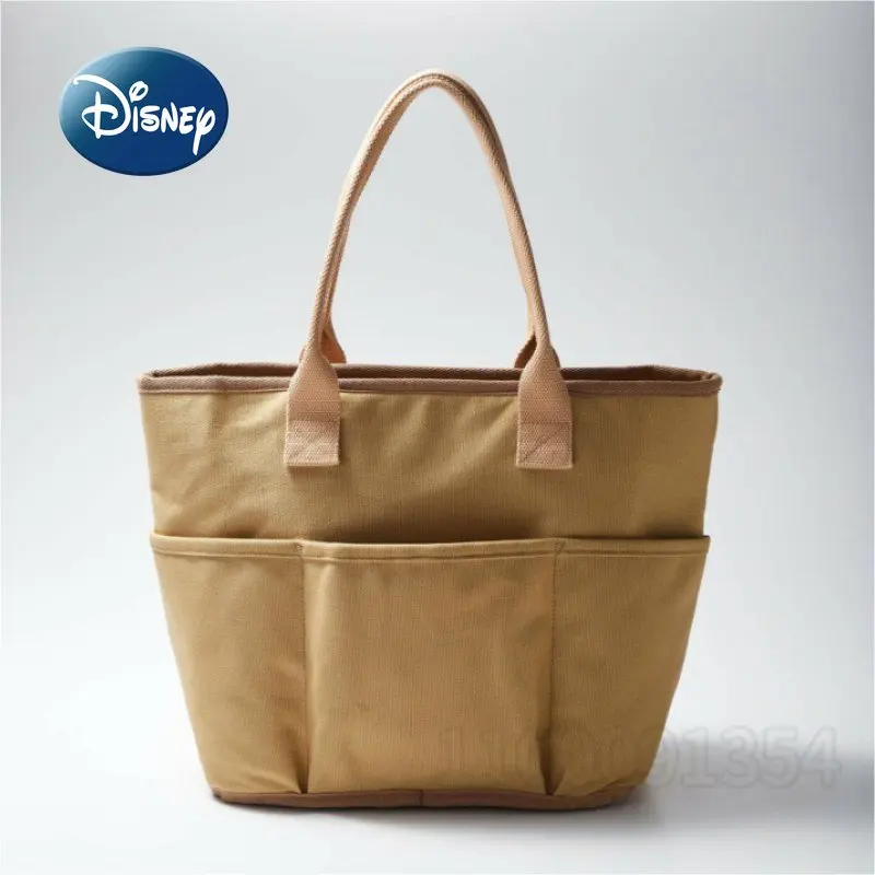 Nuevo bolso de pañales de Winnie de Disney, bolso de marca de lujo con dibujos animados para mujer, bolso de mano multifuncional de gran capacidad a