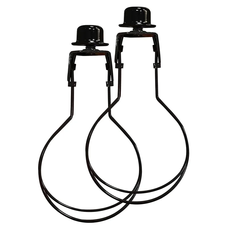 

VELIF-2 Pack Bulb Lamp Shade Light Bulb Clip Adapter Includes Finial And Lampshade Levellers For Replacement