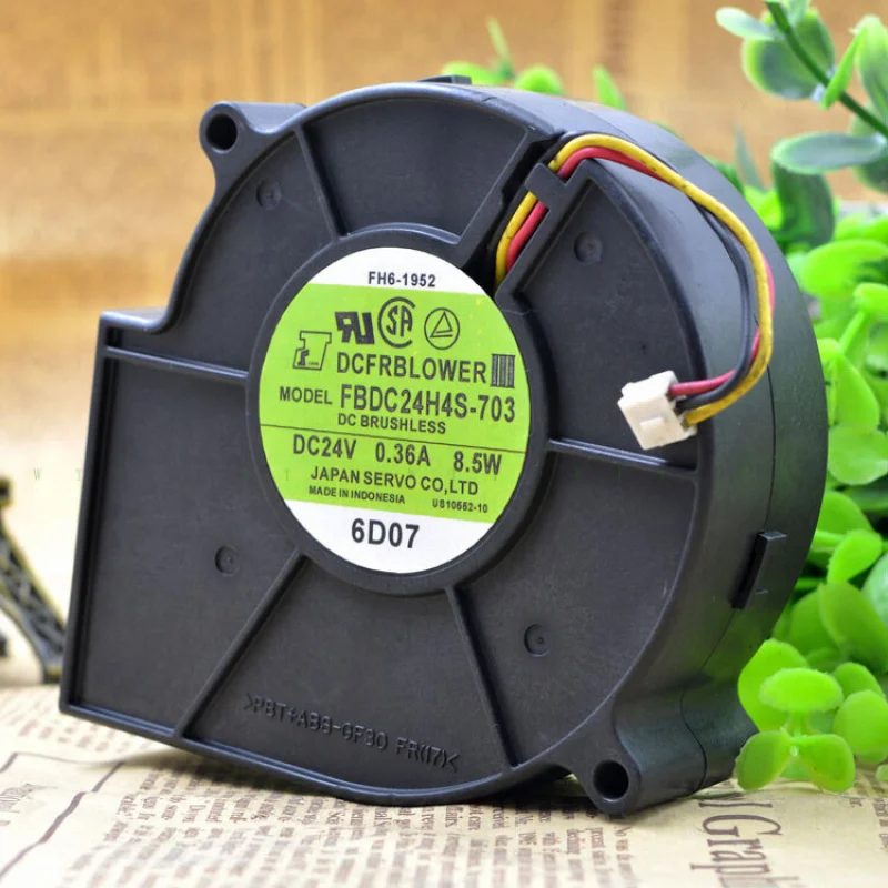 

H Servo 9033 FBDC24H4S-703 DC: 24V 0.36A 8.5W radiator turbine cooling fan