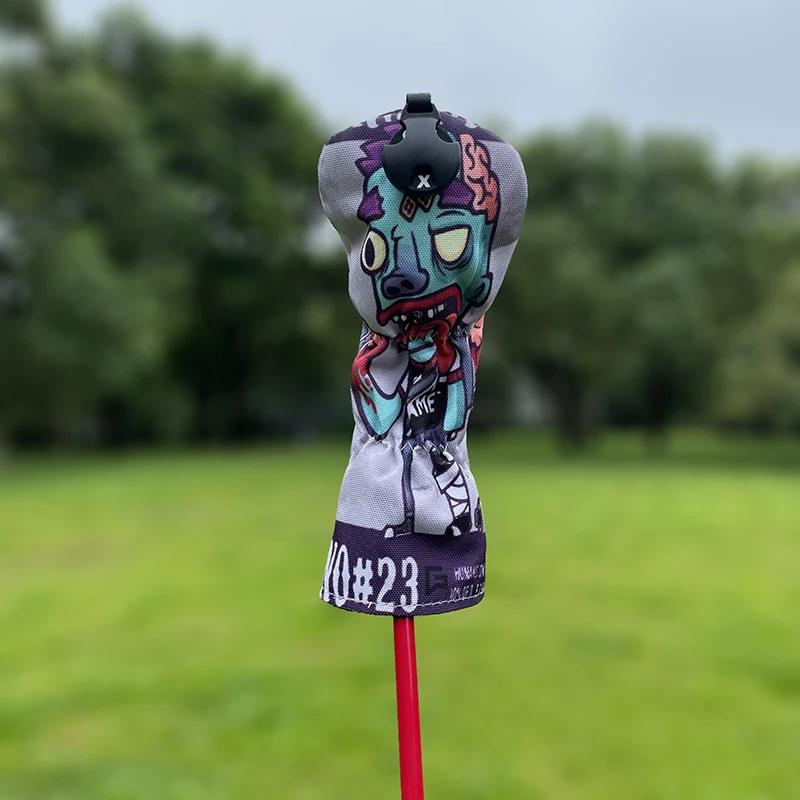 Biochemical zombies Golf Club #1 #3 #5 Wood Head covers Driver Fairway Woods Cover waterproof Head Covers Golf Putter Cover