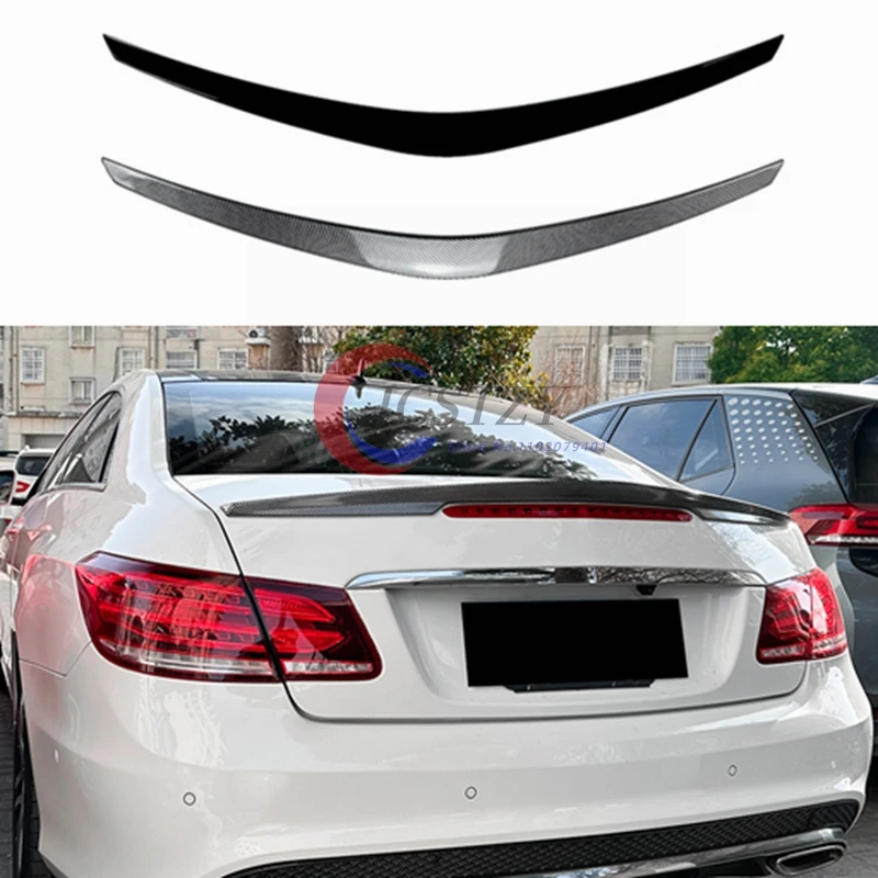 2009-2016 для Mercedes Benz E Class Coupe W207 C207 E200 E250 E300 E350 AMG Спойлер из углеродного волокна глянцевый черный Высокое качество 2009-2016 для Mercedes Benz E Class Coupe W207 C207 E200 E250 E300 E350 AMG Спойлер из углеродного волокна глянцевый черный Высокое качество