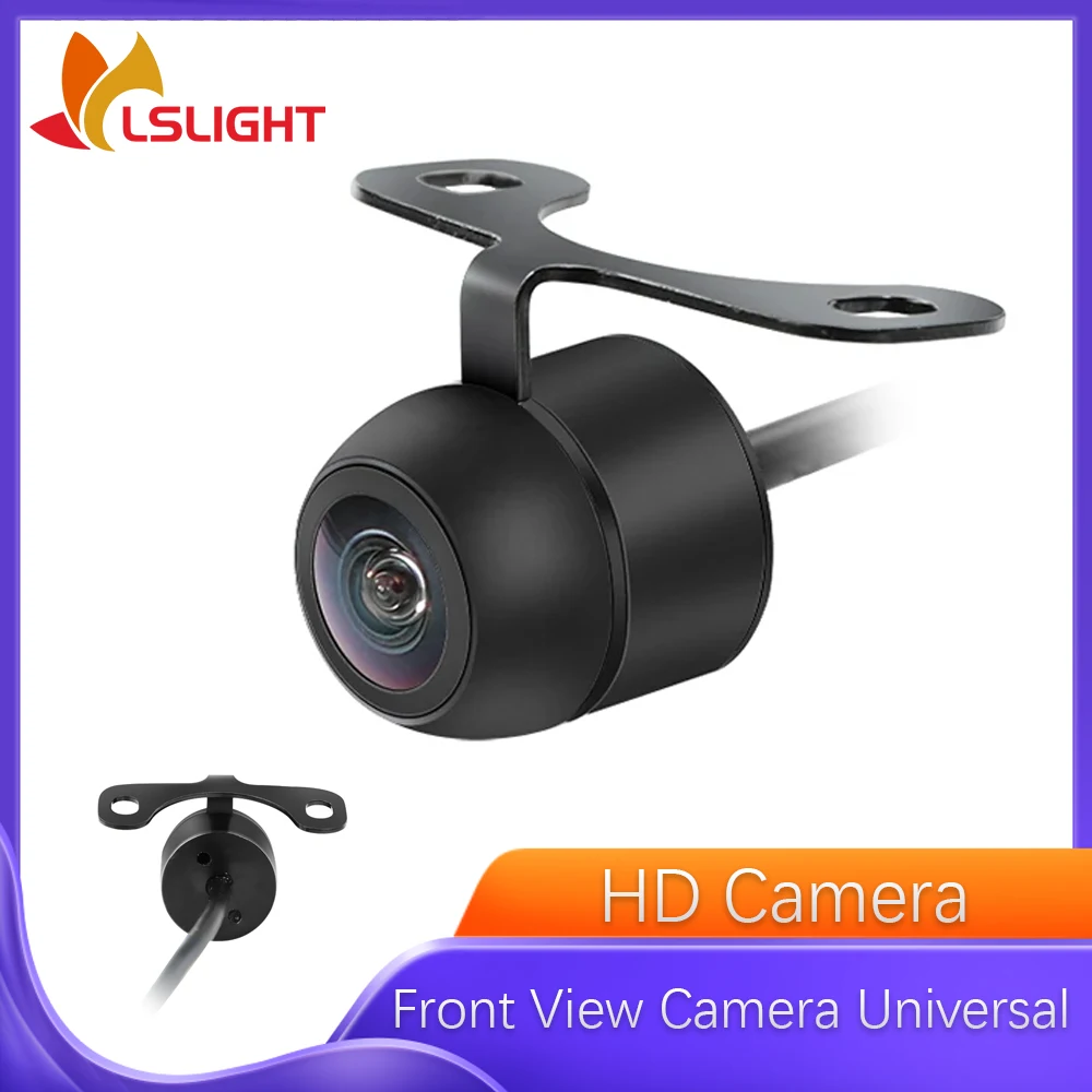 

16.5mm Mini Universal Front View Camera CCD Waterproof HD Image Night Vision Wide Angle 170° Butterfly Design Car Accessories
