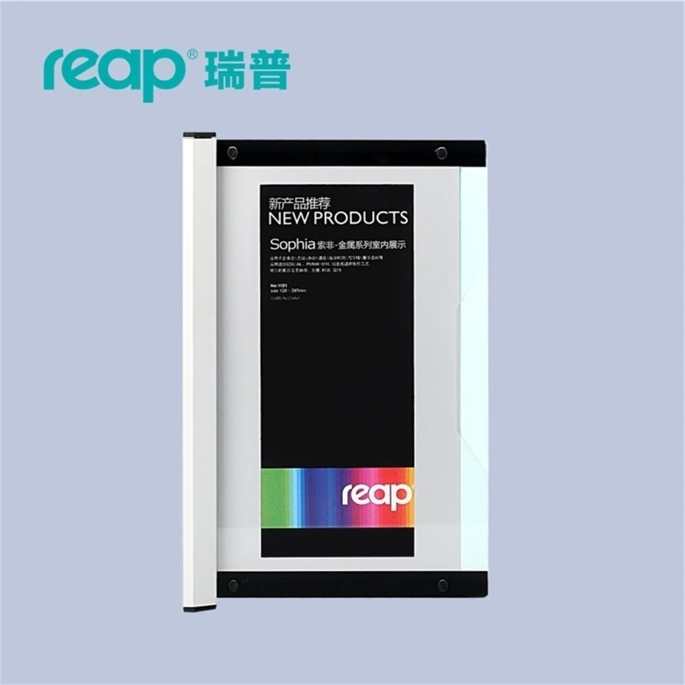 

Shopia Reap 3101 Acrylic 120*297mm Indoor Horizontal Wall Mount Holder Display Info Poster Elegant And Modern Door Sign