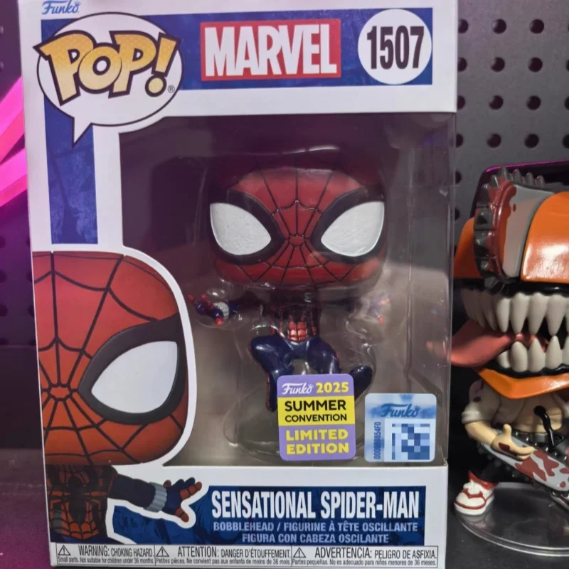 Anime Marvel SpiderMan Figurine Model Funko Pop Q Version Decor Ornament Statue Dolls Collect Souvenirs Limited Toys Kid Gift - Image 4