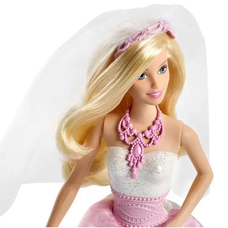 Original Mattel Barbie Bride Doll Wedding Princess Dolls for Girl Top Brand Birthday Christmas Gift for Kids Children Child Toys - view 2