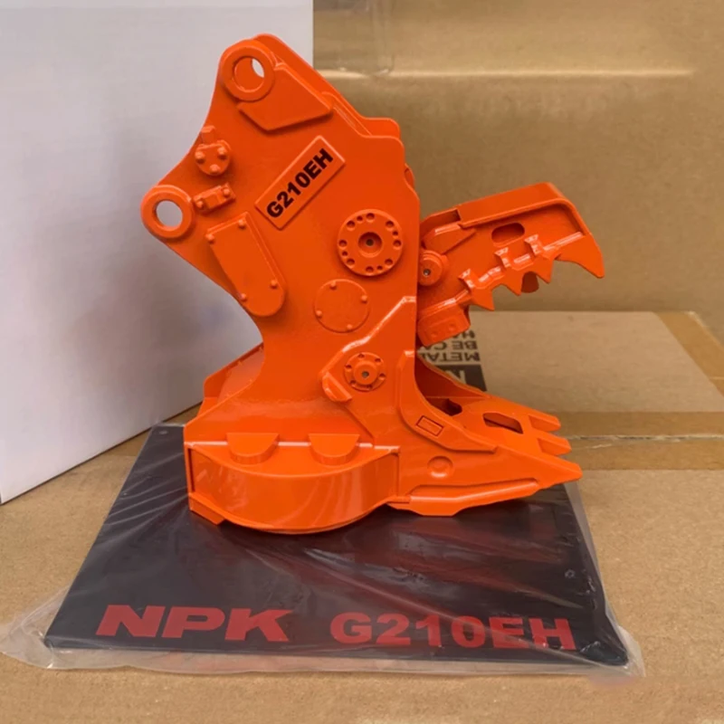 Diecast 1:12 Scale Hitachi G210EH Large Clamp Alloy Simulation Engineering Model Collection Toys Gift Static Display Oranment
