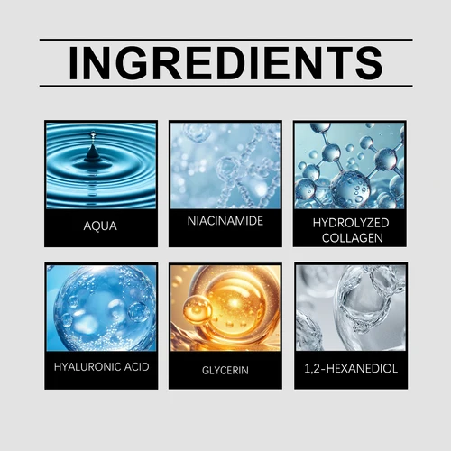 Imagen 2 del producto Set de Rodillo de Microagujas para el Rostro con Suero de Niacinamida 0.025mm, Hidratante, Cuidado de la Piel en Invierno, Protección de la Barrera Cutánea, 40ml