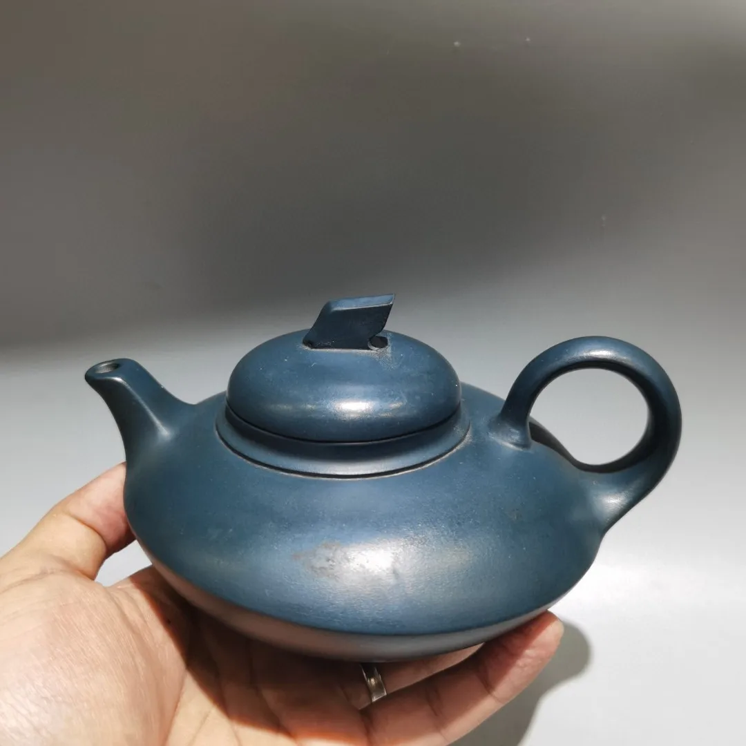 Yixing Teapot Purple Clay Pot Republic of China Green Mud Frisbee pot Fish fin lid pot Teapot Kettle
