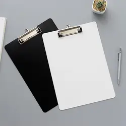 A4/A5/A6 Clipboard Plastic Clip Writing Pad Hard Stationery File Folder Document Holder Memo Paper Storage Organizer For Student