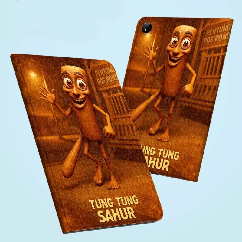 Balerina Capucina Tung Sahur لـ Vivo IQOO Pad Pad2 Pad3 Pad5 Air SE Pro 11 11.5 12.1 12.3 13 بوصة غطاء قابل للطي حافظة لوحية