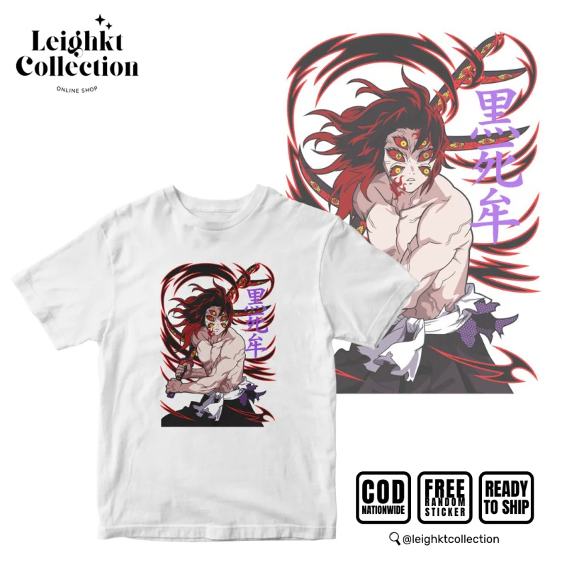 Camiseta Anime Demon Slayer Kokushibo, Upper Moon, 1