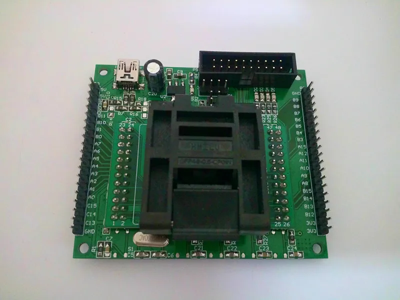STM32 F103C F030C F051C Full Series 48Pin Chip Writer Burner For LQFP48 Package STM32 IC Programming Device