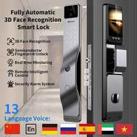 3D Face Recognition Digital Electronic Lock Fingerprint Password Key Card Unlock Support Virtual/Temporary Password Smart Home