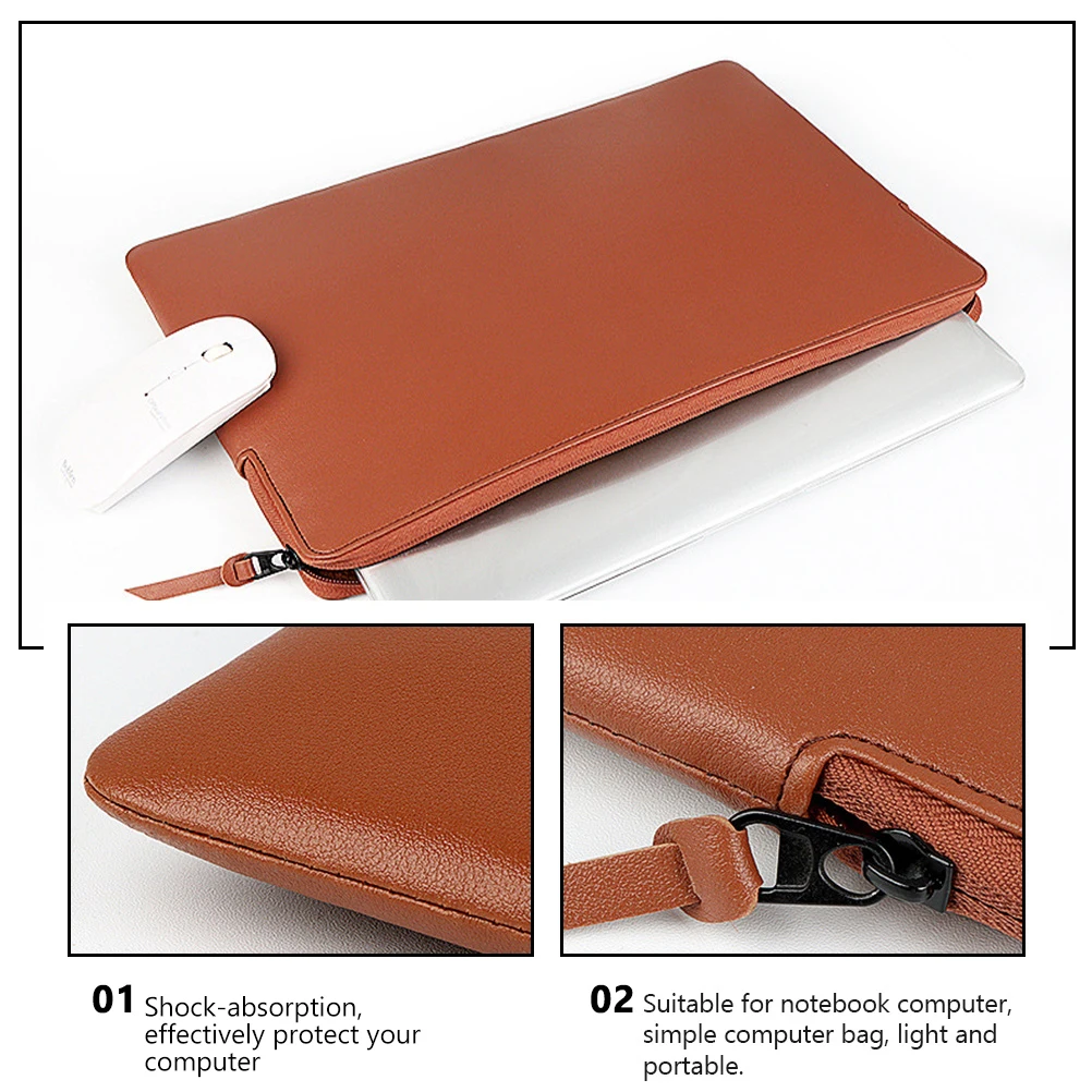 

Sleeve Shock Absorption Storage Pouch Portable Business Laptop Bag Notebook Computer Bag Waterproof Durable Outdoor Use