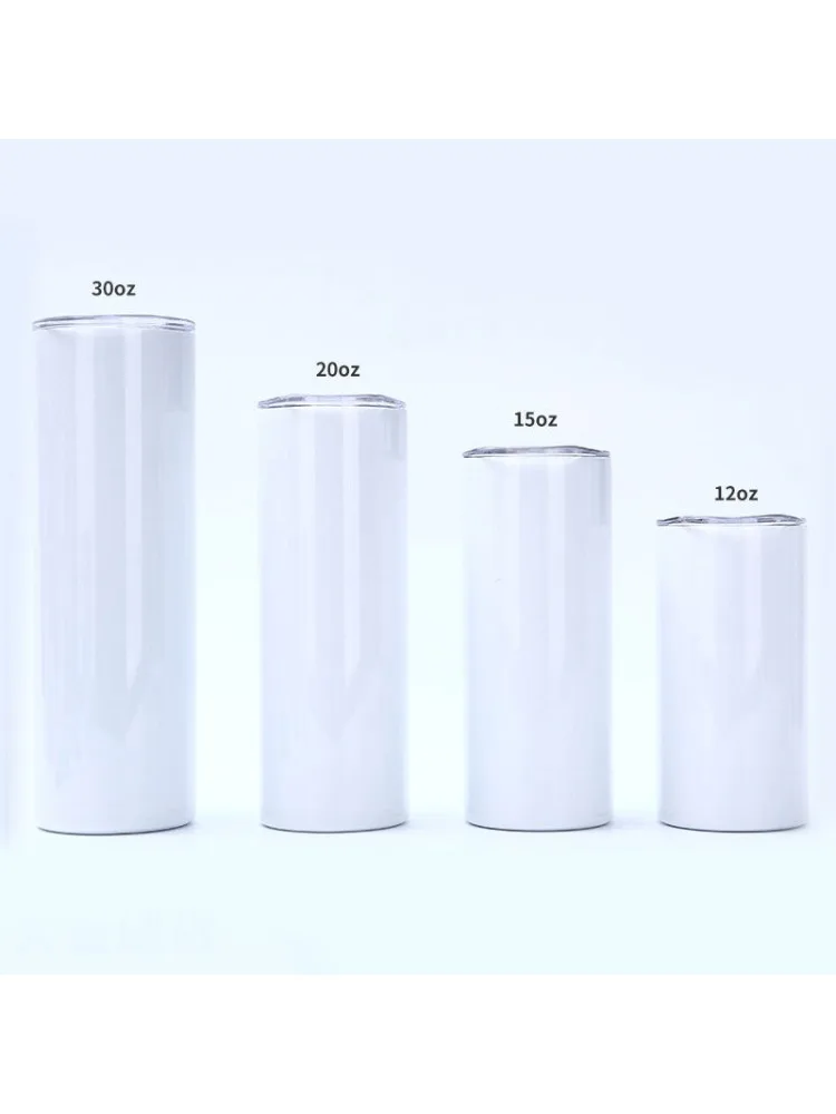 Tasse isolée sous vide en acier inoxydable 304, Simple et de forme droite, Portable, résistante aux chocs, adaptée à une utilisation en véhicule