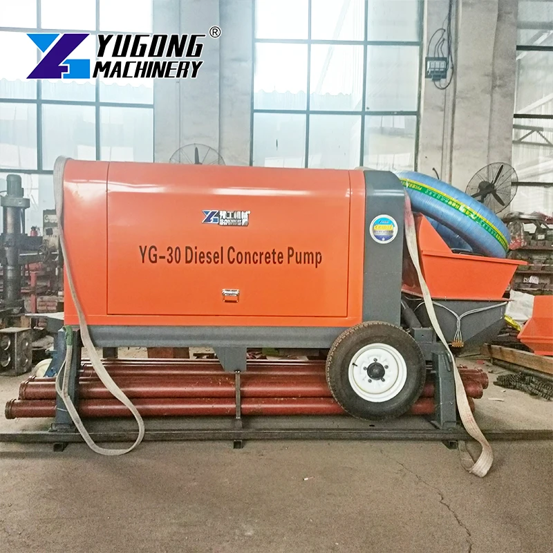 China Suppliers High Productivity Static Pump Concrete Mixer Diesel