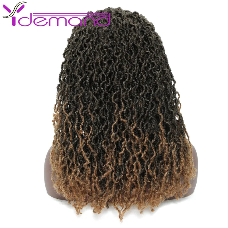 Y demand Goddess Faux Locs Hair  18”inch Crochet Braids Soft Dreads Natural Braid Large Area Synthetic Wig For Black Women