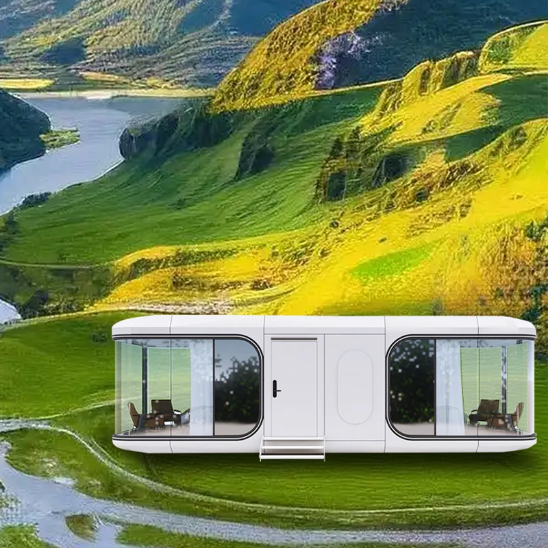 ti-High Quality Scenic Campsite Pleasure Mobile Campsite Camper Trailer Space Capsule Space Capsule Home%