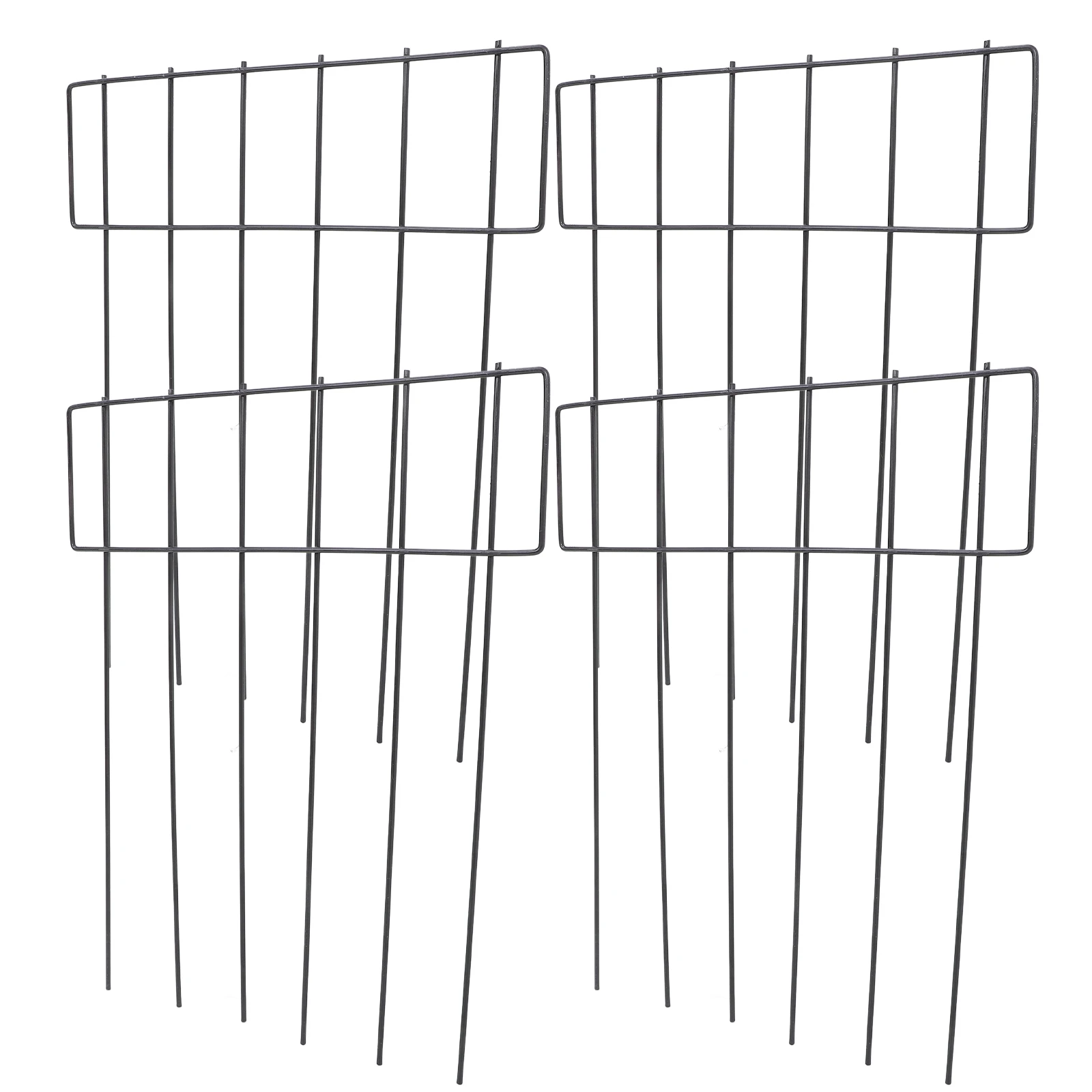 

5Pcs Garden Animal Fence Iron Mesh Durable Outdoor Barrier Fence for Yard Lawn Edging Border Protection Iron Fencing