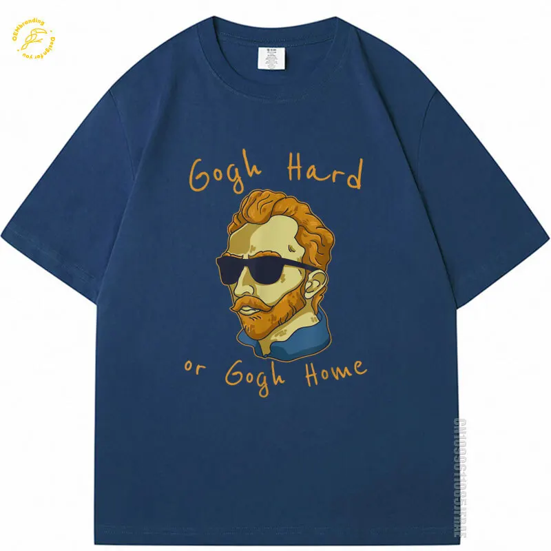 

Go Hard Or Go Home Cotton Tshirt Man Art Teacher Oversized T-Shirt Anime T Shirts Cotton Men Funny Design Tops Tees