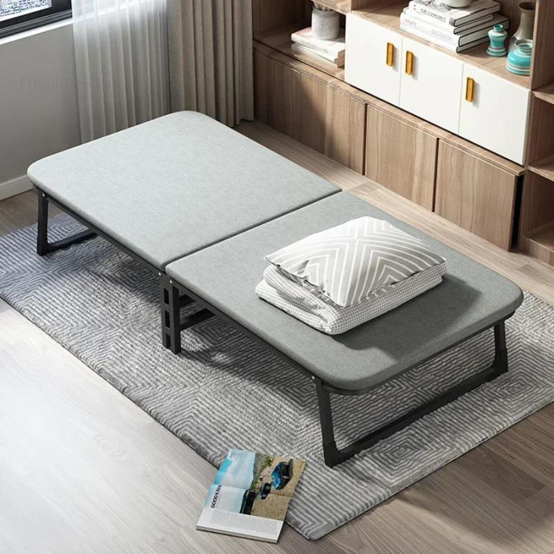 #Apartment Casual Folding Beds Homestay Dormitory Camp Bed Villa Multifunctional Chaise Lounge Front Desk Lunch Break Artifact G