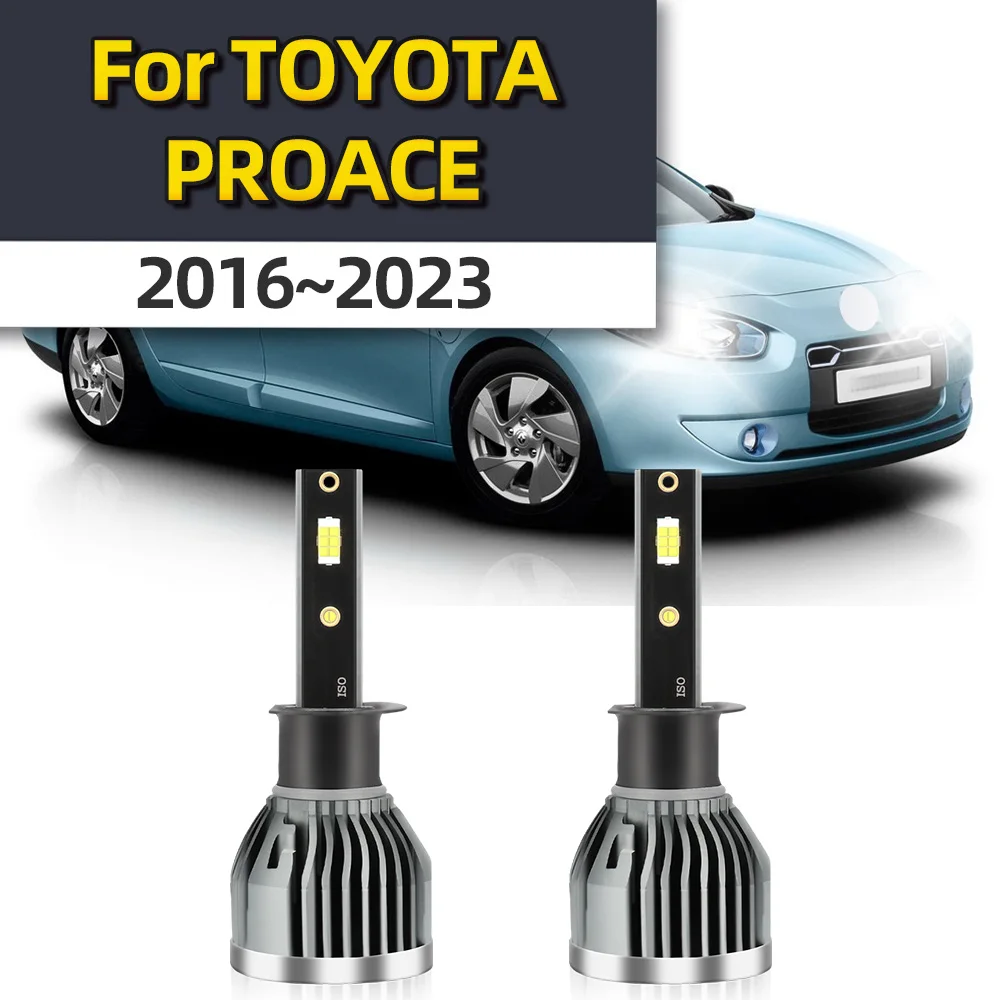 

Для TOYOTA PROACE 2016 2017 2018 2019 2020 ~ 2023 Светодиодный лампа для фар головного света CSP 3570 Автомобильная противотуманная фара Автомобильная Диодная лампа турбо 6000K