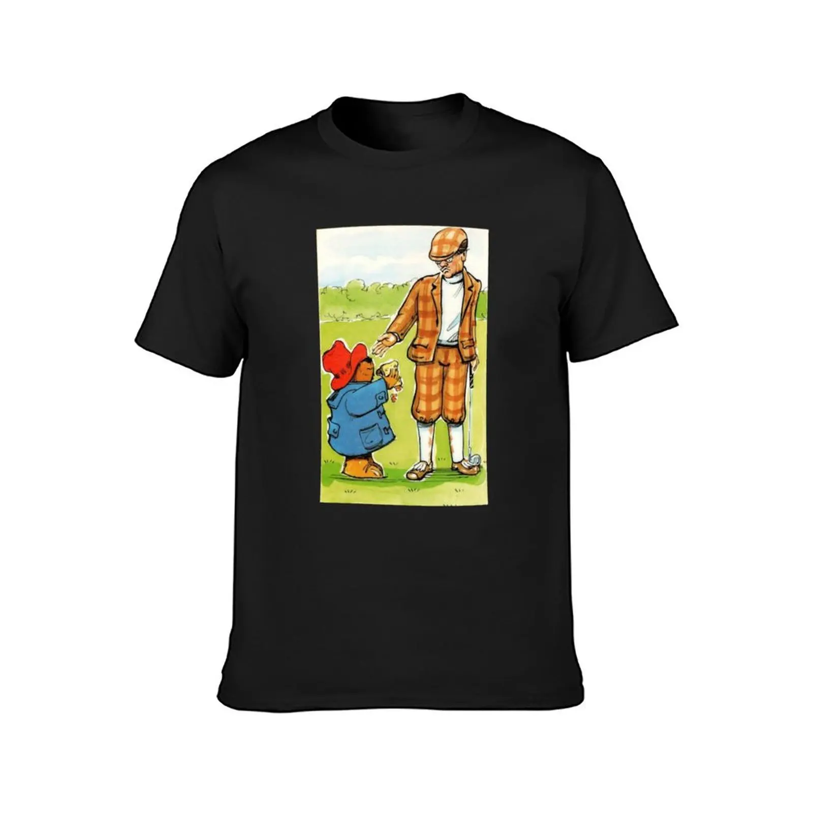 paddington bear(4) T-Shirt summer top shirts graphic tees mens cotton t shirts