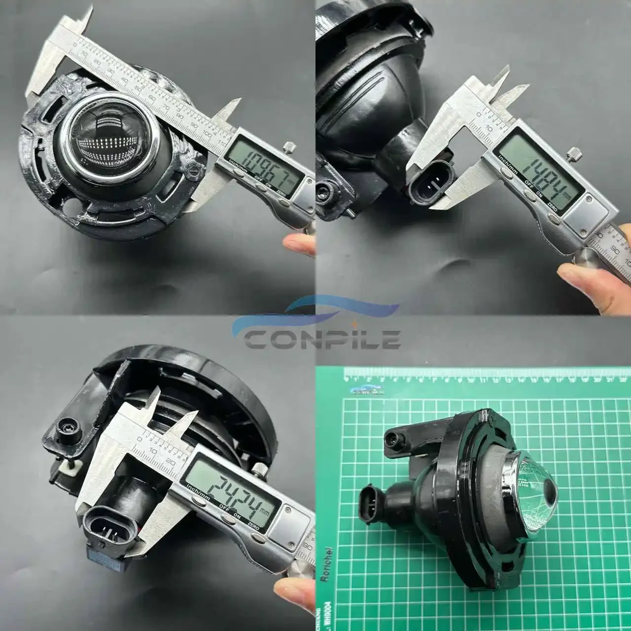 68140324ab 05182021ab مصباح الضباب (L/R) ل دودج افنجر تهمة كرايسلر 300C جراند فوياجر جيب جراند شيروكي 2011-22 #6