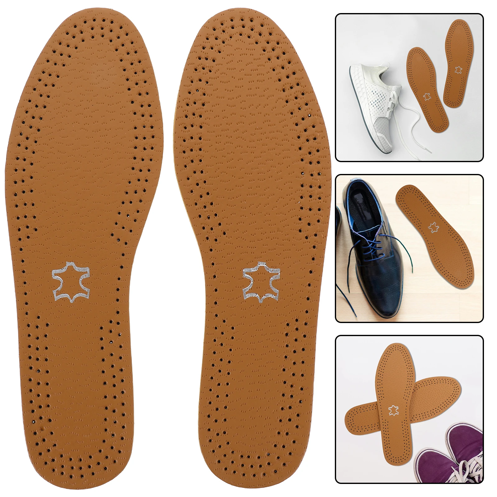 Sports Insoles Breathable Cushioning Sweat Absorbing Shoe Inserts For Running Walking Training Shoes Men Women Size 39/40