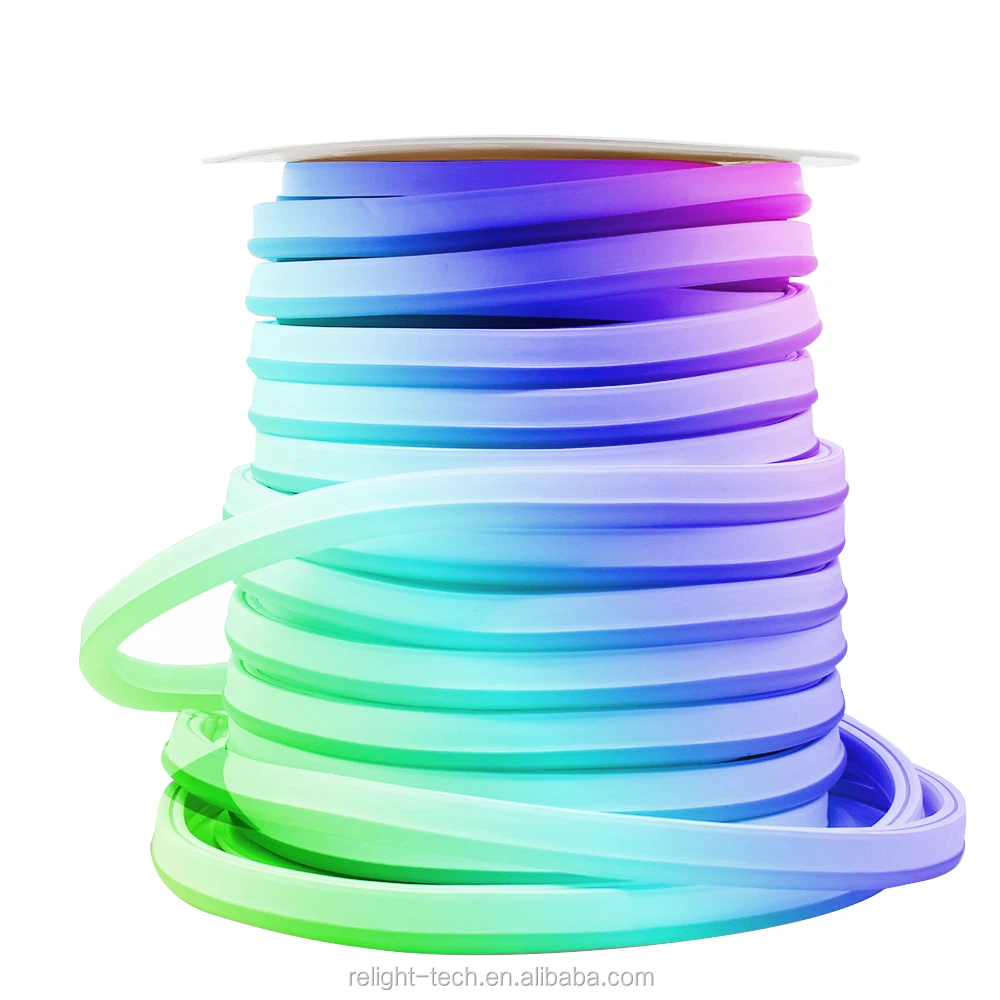 Impermeável LED Neon Strip Light, S-Model, novo design, 24V, IP66