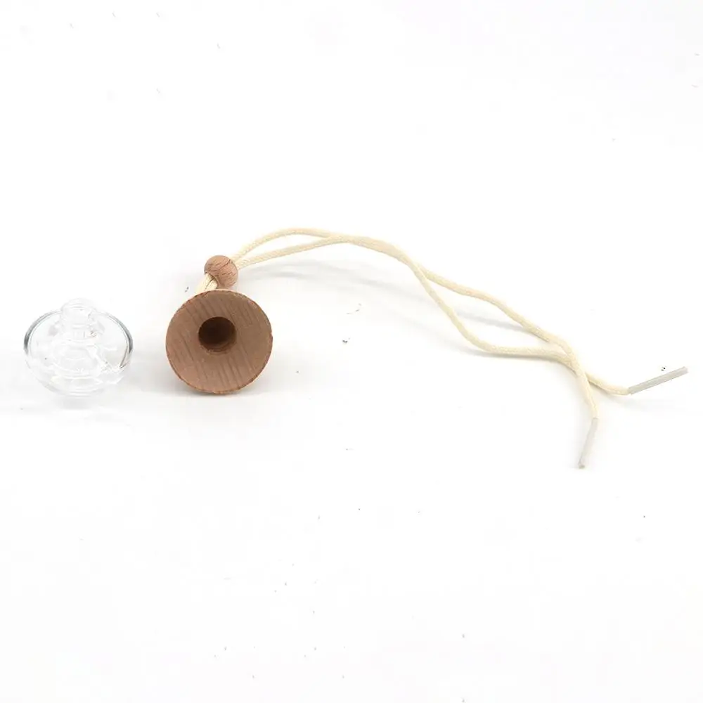 

Essential Oil Container Aromatherapy Refillable Diffuser Auto Air Fresher Car Pendant Rearview Mirror Ornament