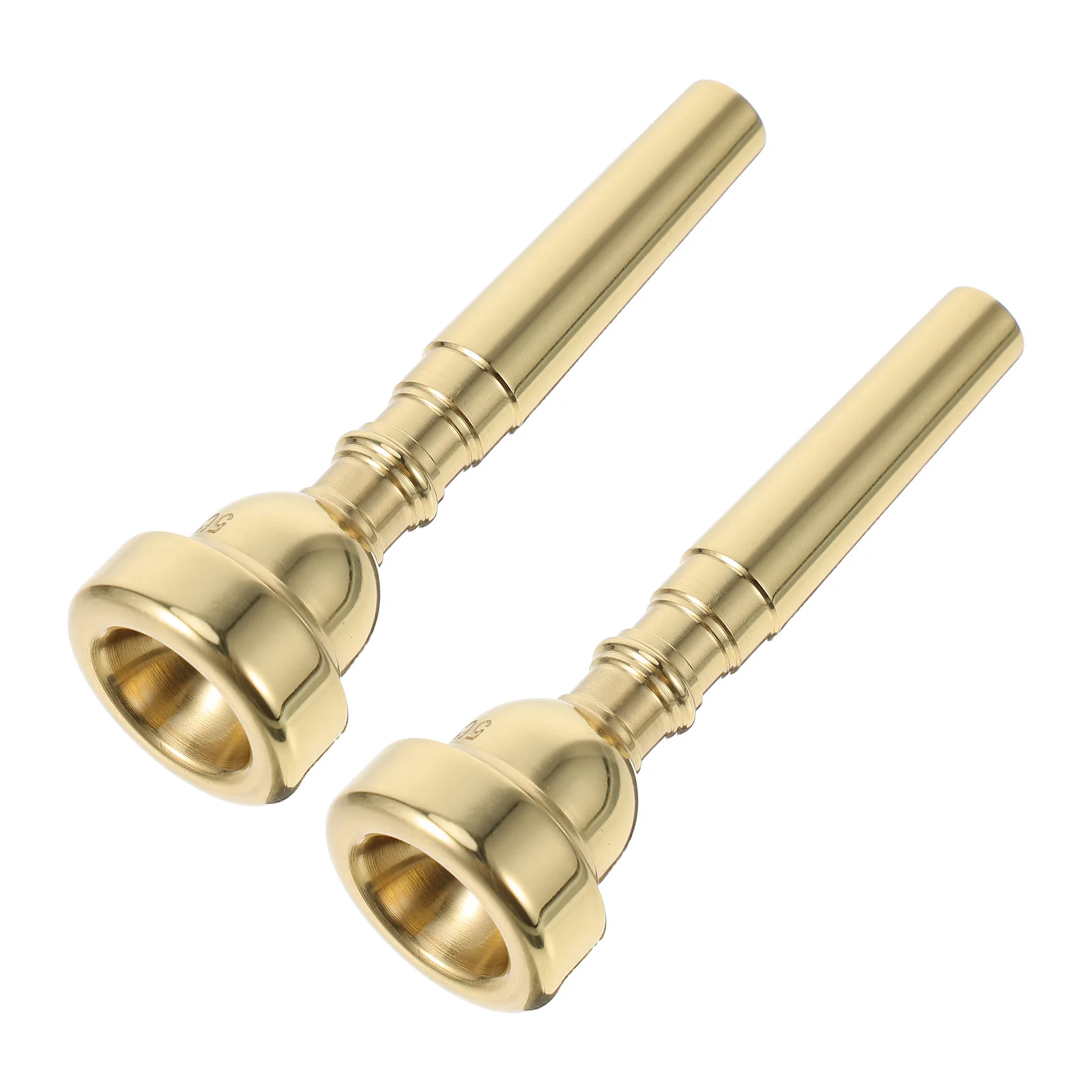

2 Pcs Musical Instrument Brass Trumpet Blower Student Horn Mouthpiece Replacement